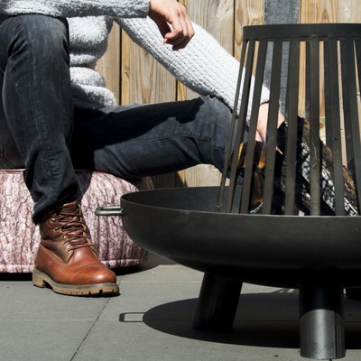 Puff Exterior Tronco de Arbol